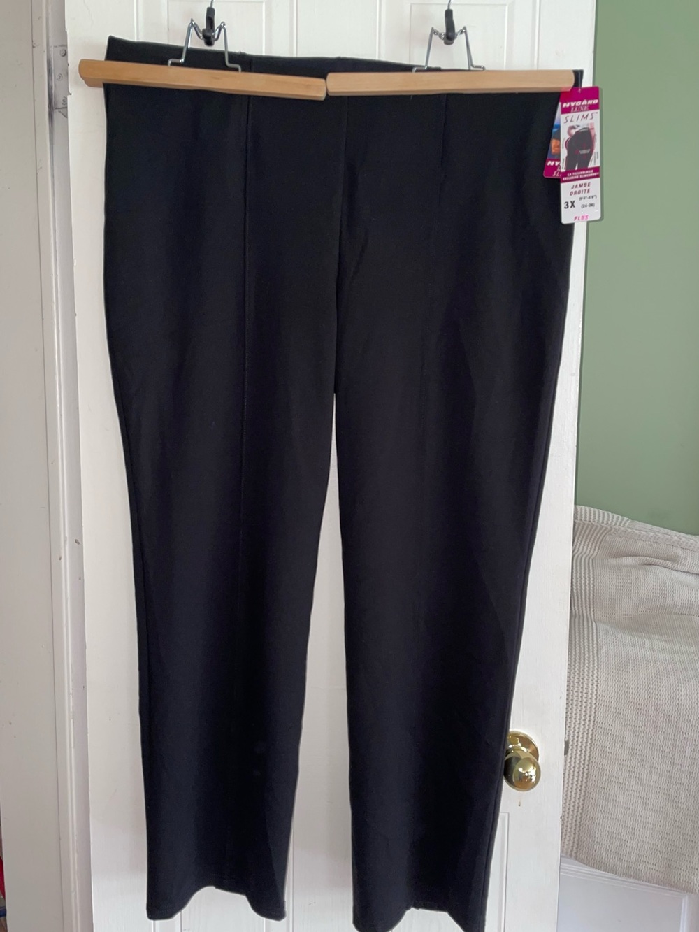 NWT Nygard Luxe Slims Dress Pants Black- Plus 3X Soft, Sculpt, Super Stretch